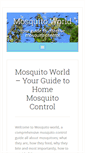 Mobile Screenshot of mosquitoworld.net