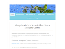 Tablet Screenshot of mosquitoworld.net